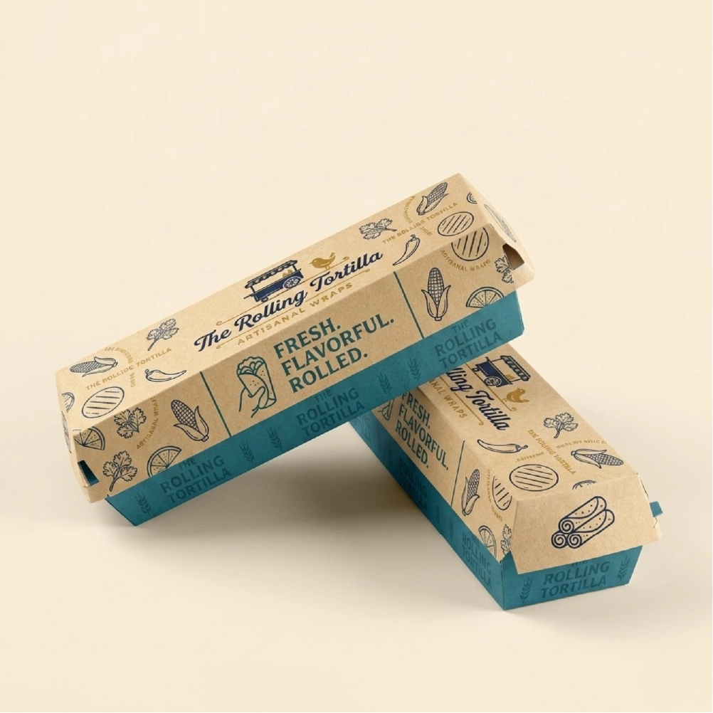 Custom Tortilla Wrap Boxes | Best Custom Packaging